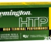 Remington Ammunition 28288 HTP  9mm Luger 115 gr 1145 fps Jacketed Hollow Point  JHP  20 Bx 25 Cs