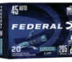 Federal S45SJT1 Syntech Defense 45 ACP 205 gr Segmented Jacketed Hollow Point  SJHP  20 Bx  10 Cs