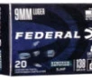 Federal S9SJT1 Syntech Defense 9mm Luger 138 gr Segmented Jacketed Hollow Point  SJHP  20 Bx  10 Cs
