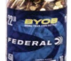 Federal 750BTL450 Small Game Target BYOB 22 LR 36 gr Copper Plated Hollow Point  CPHP  450 Bx  8 Cs