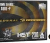 Federal P45HST1S Premium Personal Defense 45 ACP  P 230 gr HST Jacketed Hollow Point 20 Per Box  10 Case