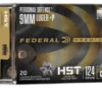 Federal P9HST3S Premium Personal Defense 9mm Luger 124 gr HST Jacketed Hollow Point 20 Bx  10 Cs