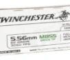 Winchester Ammo WM855K USA Green Tip 5 56x45mm NATO 62 gr Full Metal Jacket  FMJ  20 Bx 50 Cs