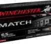 Winchester Ammo S65PM Match  6 5 PRC 140 gr Sierra MatchKing Hollow Point Boat-Tail 20 Bx  10 Cs