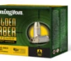 Remington Ammunition 27618 Golden Saber Defense 40 S W 180 gr Brass Jacket Hollow Point  BJHP  20 Per Box  25 Cs
