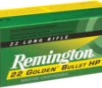 Remington Ammunition 21229 Golden Bullet  22 LR 36 gr Plated Hollow Point 225 Bx  10 Cs