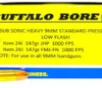 Buffalo Bore Ammunition 24I20 Subsonic Strickly Business 9mm Luger Subsonic 147 gr Jacketed Hollow Point  JHP  20 Per Box  12 Cs