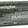 Remington Ammunition 28435 Subsonic  9mmLuger 147gr Flat Nose Enclosed Base 50 Per Box 10 Case FREE SHIPPING on  750 