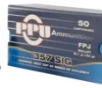 PPU PPH357S Handgun  357 Sig 125 gr Flat Point Jacketed  FPJ  50 Bx  20 Cs