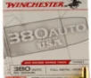 Winchester Ammo USA380W USA  380ACP 95gr Full Metal Jacket 200 Per Box 5 Case