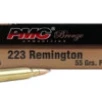 PMC 223ABP Battle Pack  223 Rem 55 gr Full Metal Jacket Boat-Tail  FMJBT  200 Bx  5 Cs