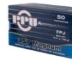 PPU PPH357MF Handgun  357 Mag 158 gr Flat Point Jacketed  FPJ  50 Bx  10 Cs