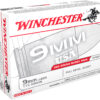 Winchester Ammo USA9W USA  9mm Luger 115 gr Full Metal Jacket  FMJ  200 Bx 5 Cs  Range Pack 