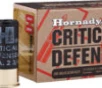 Hornady 86240 Critical Defense Buckshot 12 Gauge 2 75  8 Pellets 00 Buck Shot 10 Bx  25 Cs