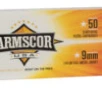 Armscor FAC94 USA  9mmLuger 124gr Full Metal Jacket 50 Per Box 20 Case