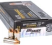 Sig Sauer E9MMA1COMP50 Match Elite Competition  9mm Luger 115 gr 1185 fps V-Crown Jacketed Hollow Point  VJHP  50 Bx 10 Cs