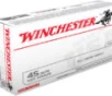 Winchester Ammo USA45A USA  45ACP 185gr Full Metal Jacket Flat Nose 50 Per Box 10 Case FREE SHIPPING on  750 