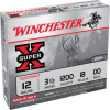 Winchester Ammo XB12300VP Super X  12Gauge 3  15Pellets 00Buck Shot 15 Per Box 10 Case  Value Pack