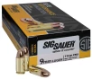 Sig Sauer E9MMB150 Elite Ball  9mm Luger 115 gr Full Metal Jacket  FMJ  50 Bx  20 Cs