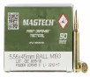 Magtech 556A Tactical Training  5 56x45mm NATO 55 gr Full Metal Jacket  FMJ  50 Bx  20 Cs