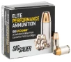 Sig Sauer E380A120 Elite Defense  380ACP 90gr V-Crown Jacketed Hollow Point 20 Per Box 10 Case FREE SHIPPING on  750 