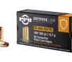 PPU Defense 10mm Auto Ammo 180 Grain Jacketed Hollow Point JHP