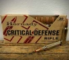 Hornady Critical Defense 223 Remington Ammo 73gr FTX