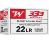 22 Long Rifle 36gr Copper Plated Hollow Point 333 box