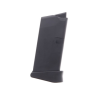 Glock OEM 9mm 6 Round Magazine Fits Glock 43 W/ Extended Finger, Black