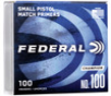FEDERAL #100 SMALL PISTOL PRIMERS 100 PACK