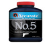 ACCURATE NO.5 1LB CAN SMOKELESS POWDER.