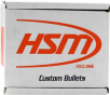 Hsm Bullets .40/10mm Cal. .401 - 180gr Hard Lead-rnfp 250ct