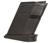 Glock 43 Magazine w/Extension, 9mm, 6 Rounds, Polymer, Black