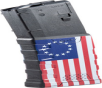 Mission First Tactical Extreme Duty AR-15 Magazine .223 Rem/5.56 NATO 30 Rounds Polymer Black with Betsy Ross Flag