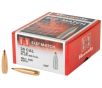 Hornady 30 Caliber Bullets 208 Grains, Boat Tail, ELD Match, Per 100