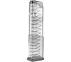 Elite Tactical Systems Group Magazine, 9MM, 19 Rounds, Fits Glock 43X, Polymer, Clear GLK-43X-19