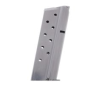 Metalform Standard 1911 Government .38 Super Stainless Steel 9-Round Magazine w/ Welded Base Plate / Rounded Follower