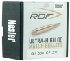 Nosler RDF Match 30 Caliber .308 175gr, Hollow Point Boat Tail 100 Box, NOT AMMO THESE ARE RELOADING BULLETS