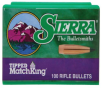 Sierra Bullets Match .308 Diameter 175 Grain Tipped Match King 100 Per Box, NOT AMMO THESE ARE RELOADING BULLETS