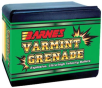 Barnes 22430 Rifle 22 Hornet 22 Caliber .224 30gr Varmint Grenade 100 Box, NOT AMMO THESE ARE RELOADING BULLETS