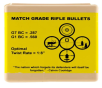 Berger Bullets AR Hybrid OTM Tactical, 6.5MM, 100 Count, 130 Grain, NOT AMMO THESE ARE RELOADING BULLETS