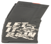 Black Rain AR-15 Magazine "Let it Rain" Bullet Engraving, Black, 30rd