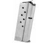 Ed Brown 9mm Magazine, Silver, Fits 1911 Officer's Model, Includes Thick/Thin Base Pad, 8rd