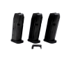 Shield Arms S15 Gen 3 Combo 9mm Magazines, Black, For Glock 43X/48, Includes Steel Magazine Release + 3 Magazines, 15rd