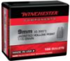 Winchester Handgun Bullets 9mm Luger .355" 115 gr JHP 100/ct