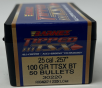 Barnes 25 Cal (.257 Dia) Reloading Bullets Copper TTSX B30220 100 Grain Boat Tail Ballistic Tip 50 Pieces
