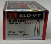 Hornady 6.5mm (.264 Dia) Reloading Bullets H26103 100 Grain ELD-VT 100 Pieces