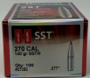 Hornady 270 Cal (.277 Dia) Reloading Bullets H27352 140 Grain SST 100 Pieces
