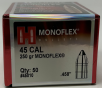 Hornady 45 Cal (.458 Dia) Reloading Bullets H45010 250 Grain MonoFlex 50 Pieces