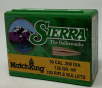Sierra 30 Cal (.308 Dia) Reloading Bullets Matchking SRAA2121 125 Grain Flat Base Hollow Point 100 Pieces